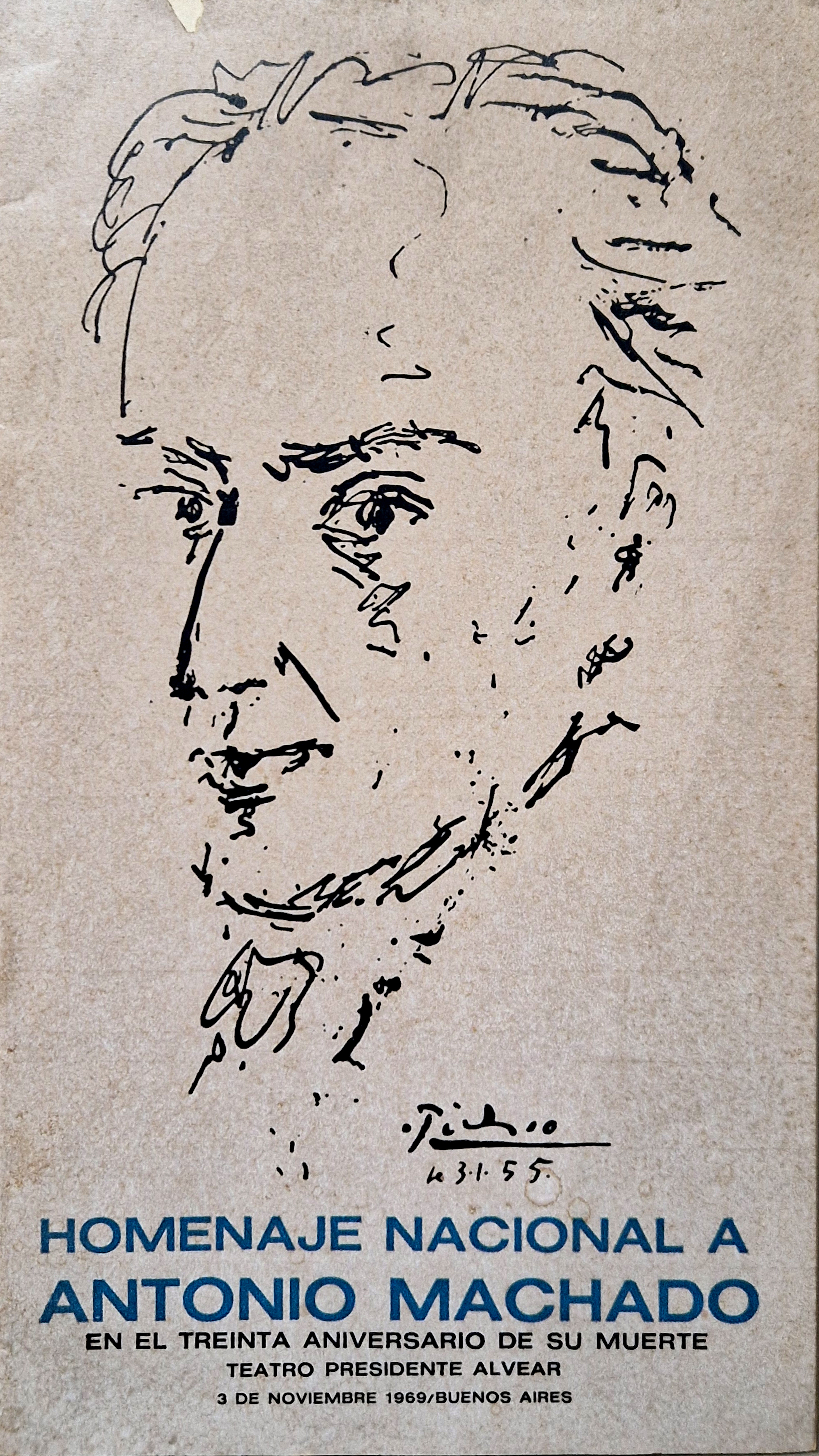1969. Homenaje Nacional a Antonio Machado